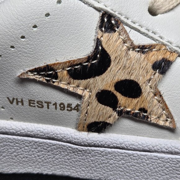 NEW!!! Vintage Havana Ariella Sneakers White Leopard Multi – Size 10 Toddler - Picture 9 of 13